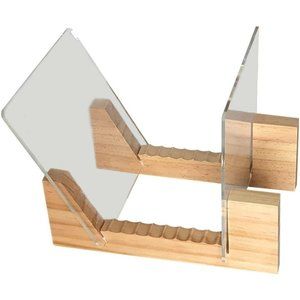 Vinyl Records Storage Holder Display Stand– Wood Stand